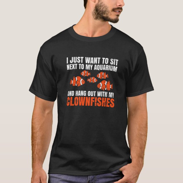 Anemone Clownfish for a Clownfish Aquarium Owner   T-Shirt (Front)