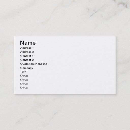Customizable 'Anemone' design (textile) Business Cards