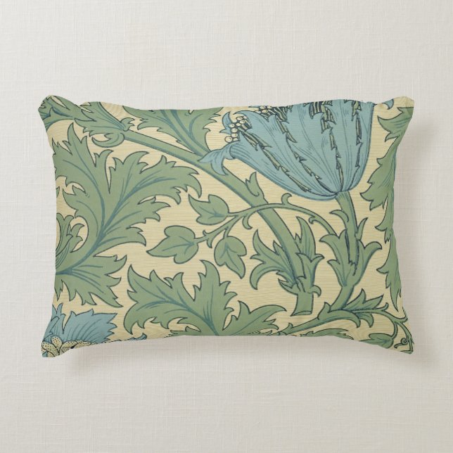 'Anemone' design (textile) Decorative Pillow (Front)
