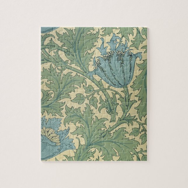 'Anemone' design (textile) Jigsaw Puzzle (Vertical)