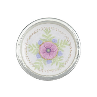 Anemone, Endive Flowers, Wormwood and Almonds Ring