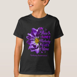 Anemone Epilepsy Awareness Costumes Nobody Fights T-Shirt