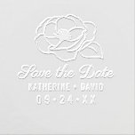 Anemone Flower Garden Wedding Save the Date Embosser<br><div class="desc">Anemone Flower Garden Wedding Save the Date Embosser. A single anemone flower and leaf. Personalize and add an elegant touch to mailing envelopes. You can also customize the wording and use the embosser for favor bags, boxes and other stationery. For inquiries about custom design changes by the independent designer please...</div>