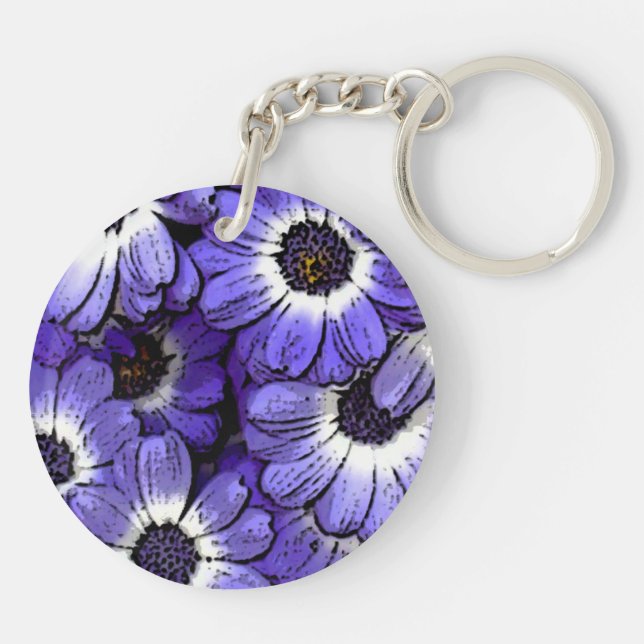 Anemone Keychain (Back)