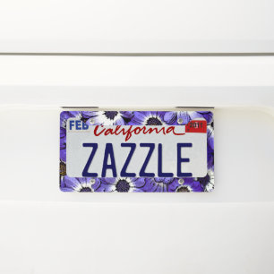 Anemone License Plate Frame