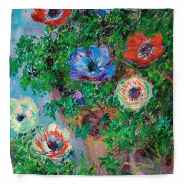 Anemone, Monet Bandana (Front)