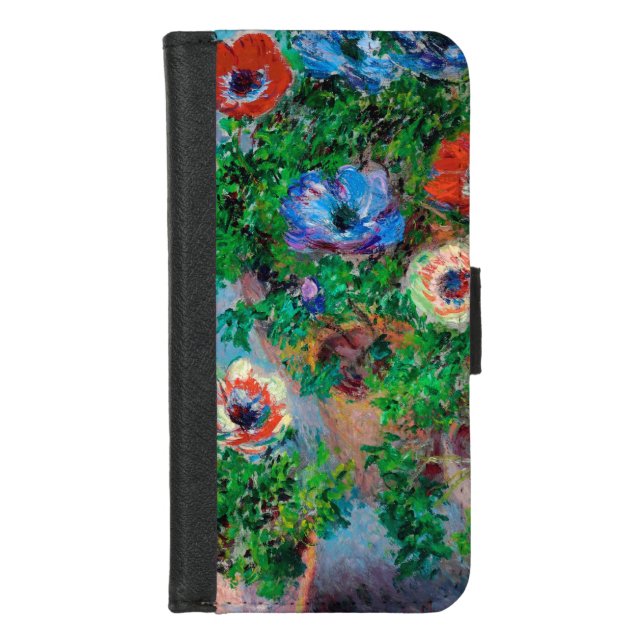 Anemone, Monet iPhone Wallet Case (Front)