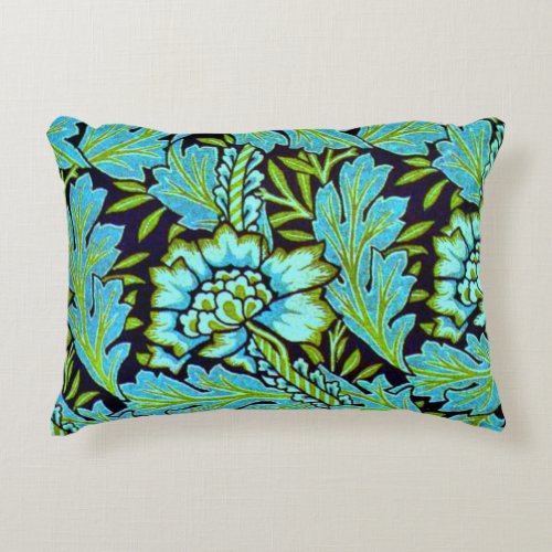 Anemone pattern by William Morris Accent Pillow