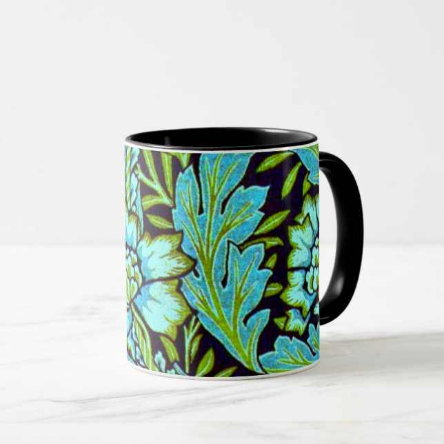 Anemone pattern by William Morris, Mug (Front Right)