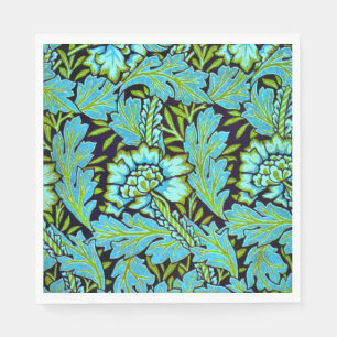 Anemone pattern by William Morris,  Napkins