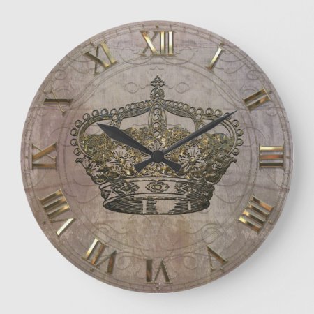 Anémoneathe  Crown Large Clock