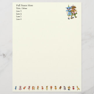 Anemones and Bluets Letterhead