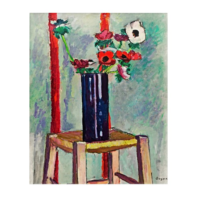 Anemones Bloom by Henry Lyman Sayen Acrylic Print (Front)