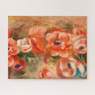 Anemones by Renoir Impressionist Painting Jigsaw Puzzle