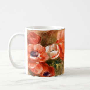 Anemones by Renoir Impressionist Painting Mug
