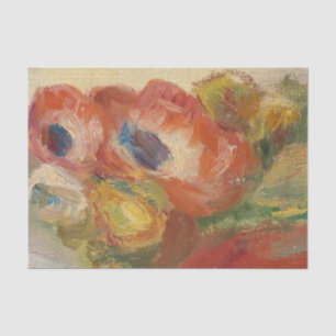 Anemones by Renoir Tissue Paper