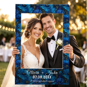 Anemones Fantasy Wedding Party Selfie Frame