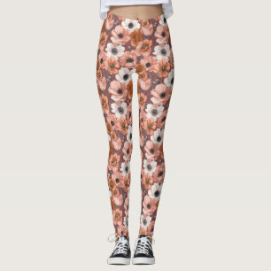 Anemones flower Exercise Anemones Charm Best Gift Leggings