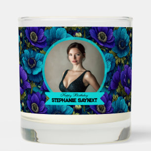 Anemones Garden Forty Birthday Unique Scented Candle
