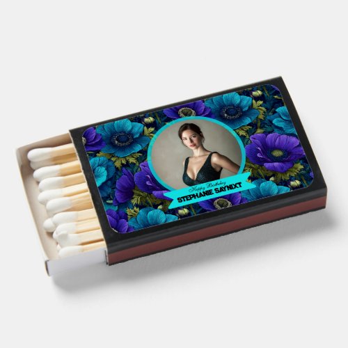 Anemones Garden Happy Birthday Trendy Matchboxes