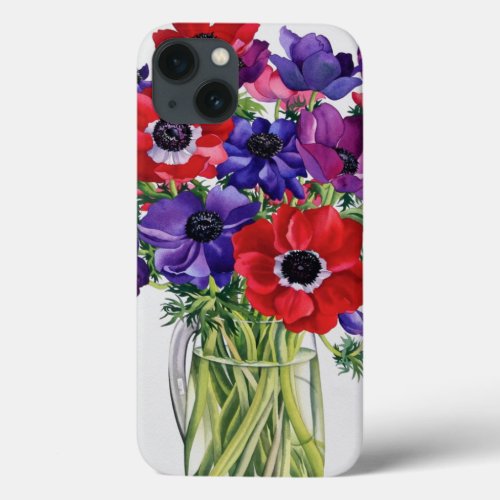 Anemones in a Glass Jug iPhone 13 Case