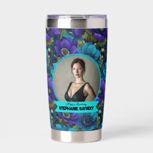 Anemones Petal 21St Birthday Presents For Mother Insulated Tumbler