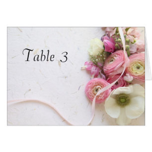 Anemones, ranunculus, ribbon cards