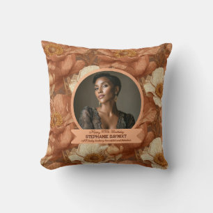 Anemones Theme Surprise Birthday Presents For Mom Throw Pillow