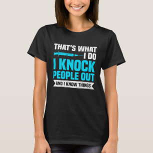 Anesthesia CRNA Nurse Anesthetist & Anesthesiology T-Shirt