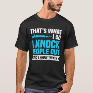 Anesthesia CRNA Nurse Anesthetist & Anesthesiology T-Shirt