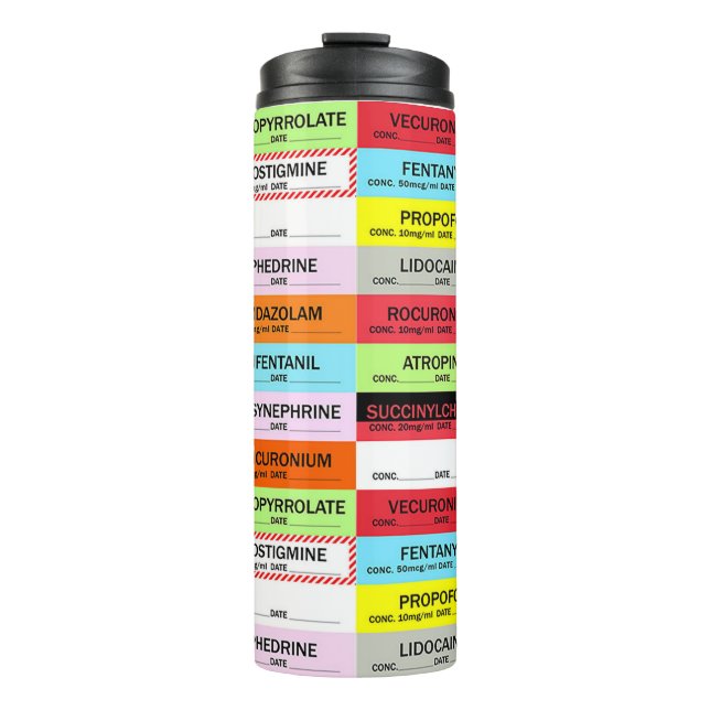 Anesthesia Labels Mug (Front)