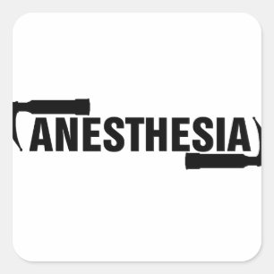 Anesthesia Mac Blade Square Sticker