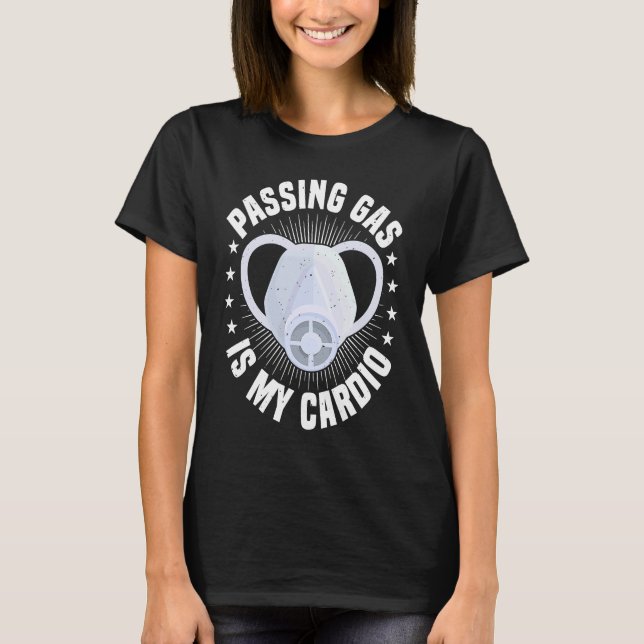 Anesthesia Nurse Passing Gas Is My Cardio CRNA Ane T-Shirt (Front)