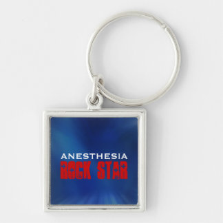 Anesthesia Rock Star Keychain
