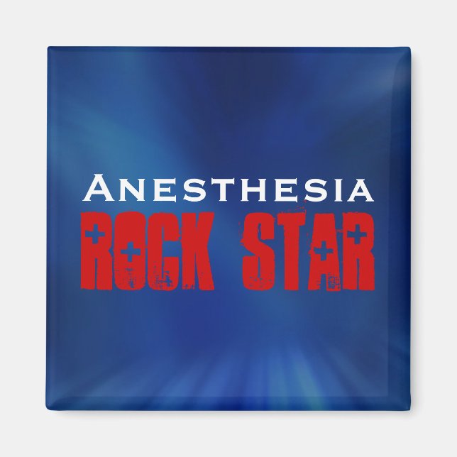 Anesthesia RockStar Magnet (Front)