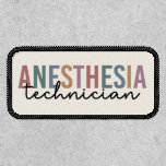Anesthesia Technician Retro Anesthetic Tech Patch