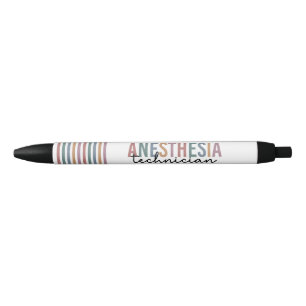 Anesthesia Technician Retro Anesthetic Tech Pen