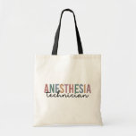 Anesthesia Technician Retro Anesthetic Tech Tote Bag
