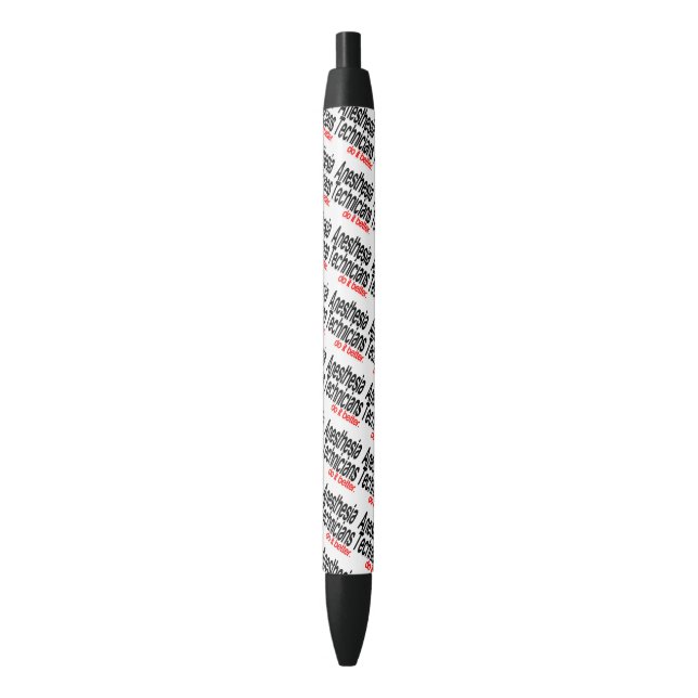 Anesthesia Technicians Do It Better Black Ink Pen (Front Vertical)