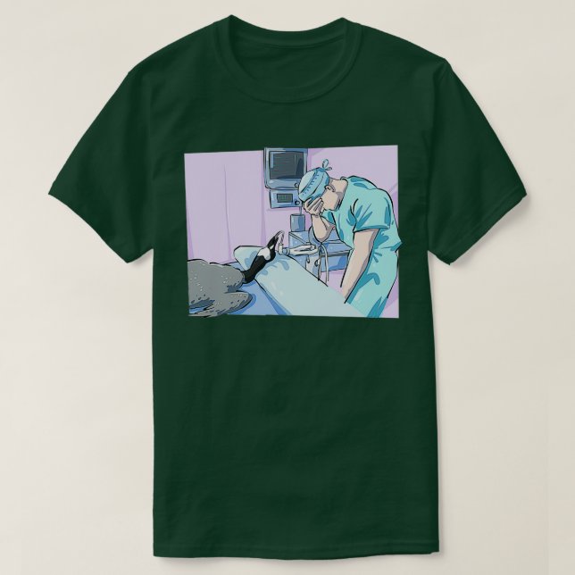 Anesthesia Tubed the Goose T-Shirt (Design Front)