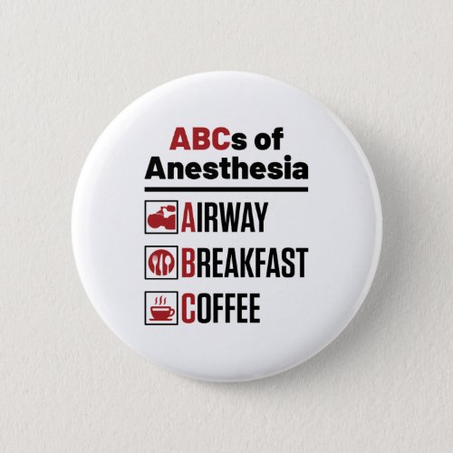 Anesthesiologist Anesthesiology Doctor Nurse Funny Button