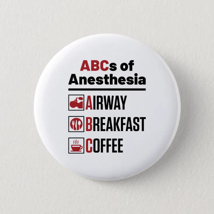 Anesthesiologist Anesthesiology Doctor Nurse Funny Button | Zazzle