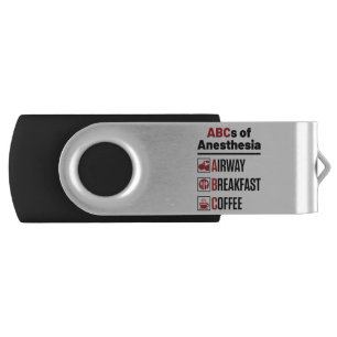 Anesthesiologist Anesthesiology Doctor Nurse Funny Flash Drive