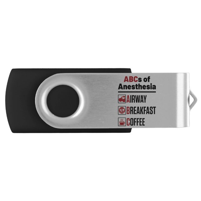 Anesthesiologist Anesthesiology Doctor Nurse Funny Flash Drive (Front)