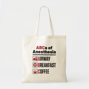 Anesthesiologist Anesthesiology Doctor Nurse Funny Tote Bag