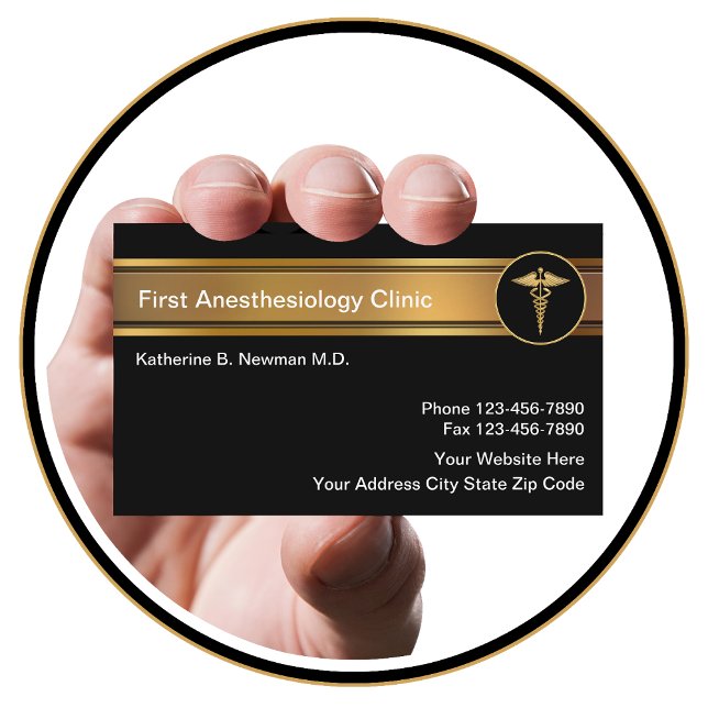 Anesthesiologist Business Cards (Creator Uploaded)