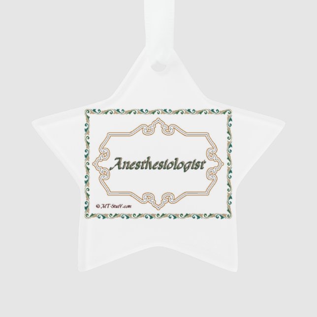 Anesthesiologist - Classy Ornament (Front)