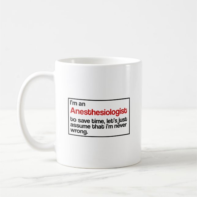 Anesthesiologist Coffee Mug (Left)