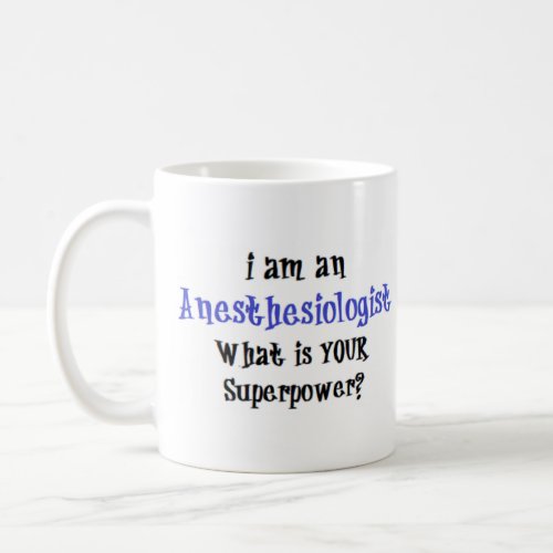 anesthesiologist coffee mug