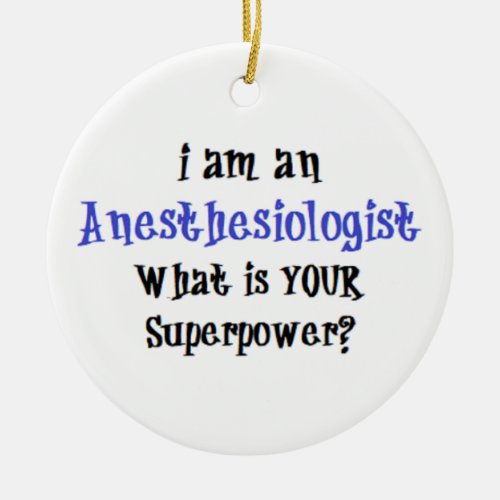 anesthesiologist coffee mug ceramic ornament